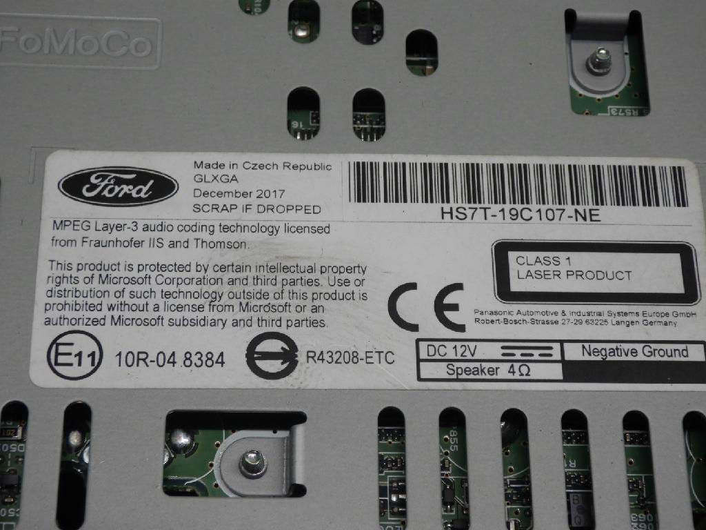 CD-Radio FORD MONDEO V Stufenheck 2.0 Hybrid HS7T19C107NE Bild CD-Radio FORD MONDEO V Stufenheck 2.0 Hybrid HS7T19C107NE