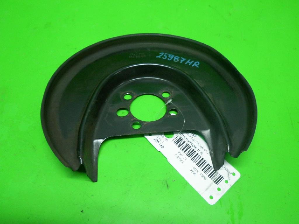 Ankerblech Spritzblech hinten rechts SKODA FABIA II (542) 1.6 TDI 6R0612612 Bild Ankerblech Spritzblech hinten rechts SKODA FABIA II (542) 1.6 TDI 6R0612612