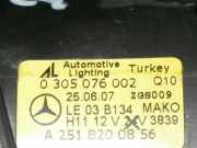 Nebelscheinwerfer rechts MERCEDES-BENZ A-KLASSE (W169) A 150 (169.031, 169.331) A2518200856