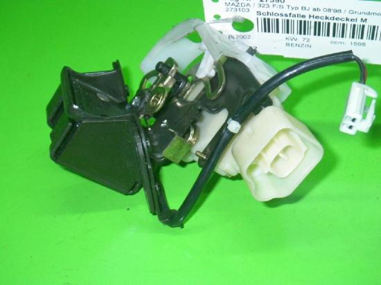 Heckt?rschloss MAZDA 323 F VI (BJ) 1.6 B25W-62-310 Bild Heckt?rschloss MAZDA 323 F VI (BJ) 1.6 B25W-62-310