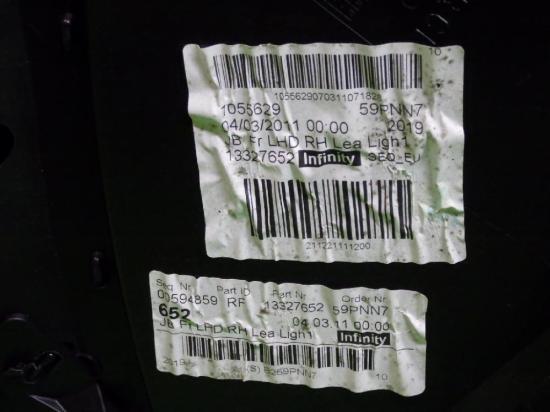 T?rverkleidung vorne rechts OPEL INSIGNIA Caravan 2.0 Turbo 4x4 13327652 Bild T?rverkleidung vorne rechts OPEL INSIGNIA Caravan 2.0 Turbo 4x4 13327652