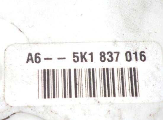 Stellmodul T?rschloss T?r vorne rechts VW GOLF VI (5K1) 2.0 TDI 5K1837016 Bild Stellmodul T?rschloss T?r vorne rechts VW GOLF VI (5K1) 2.0 TDI 5K1837016