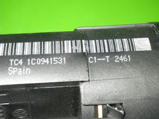 Lichthauptschalter VW BORA (1J2) 1.6 16V 1C0941531 Bild Lichthauptschalter VW BORA (1J2) 1.6 16V 1C0941531