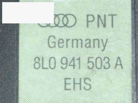 Schalter Heckscheibenheizung AUDI (NSU) A3 (8L1) 1.8 T 8L0941503A Bild Schalter Heckscheibenheizung AUDI (NSU) A3 (8L1) 1.8 T 8L0941503A