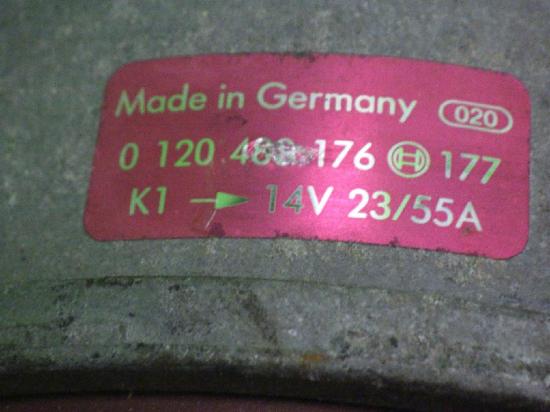 Lichtmaschine FORD ESCORT IV (GAF, AWF, ABFT) 1.3 0120488176 Bild Lichtmaschine FORD ESCORT IV (GAF, AWF, ABFT) 1.3 0120488176