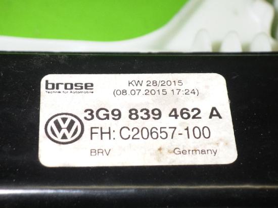 Fensterheber Tür hinten rechts VW PASSAT Variant (3G5) 2.0 TDI 3G9839462A Bild Fensterheber Tür hinten rechts VW PASSAT Variant (3G5) 2.0 TDI 3G9839462A