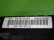 Kombiinstrumente Tacho VW TRANSPORTER T4 Bus (70B, 70C, 7DB, 7DK, 70J, 70K, 7DC, 7DJ) 2.5 TDI 7D0920802Q