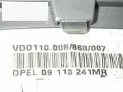 Kombiinstrumente Tacho OPEL TIGRA (75_) 1.6 16V 09113241MR
