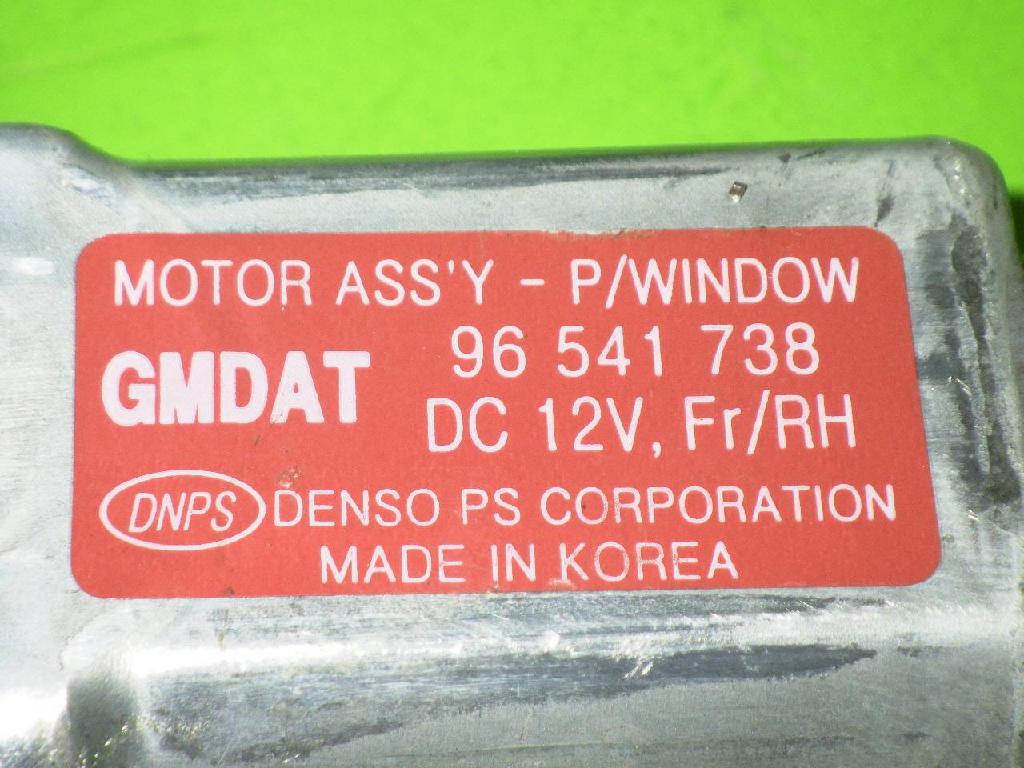 Fensterheber T?r vorne rechts CHEVROLET AVEO / KALOS Schr?gheck (T200) 1.4 16V 96541738 Bild Fensterheber T?r vorne rechts CHEVROLET AVEO / KALOS Schr?gheck (T200) 1.4 16V 96541738