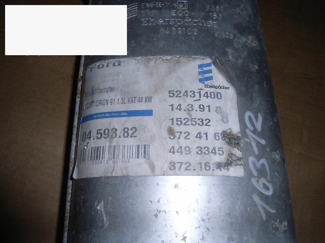 Auspufftopf vorne FORD ESCORT VI (GAL) 1.3 Bild Auspufftopf vorne FORD ESCORT VI (GAL) 1.3
