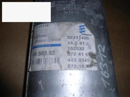 Auspufftopf vorne FORD ESCORT VI (GAL) 1.3 Bild Auspufftopf vorne FORD ESCORT VI (GAL) 1.3