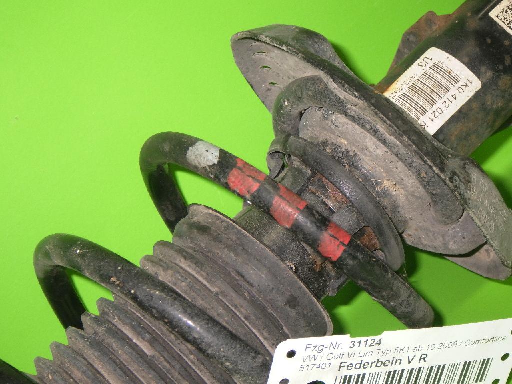Federbein vorne rechts VW GOLF VI (5K1) 2.0 TDI 1K0413031BH Bild Federbein vorne rechts VW GOLF VI (5K1) 2.0 TDI 1K0413031BH