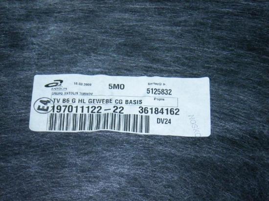 T?rverkleidung hinten links VW PASSAT (3C2) 2.0 TDI 16V 3C5867211KE Bild T?rverkleidung hinten links VW PASSAT (3C2) 2.0 TDI 16V 3C5867211KE