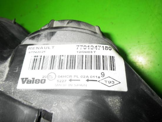 Scheinwerfer rechts RENAULT MEGANE I Grandtour (KA0/1_) 1.9 dTi (KA0N) 67743625 Bild Scheinwerfer rechts RENAULT MEGANE I Grandtour (KA0/1_) 1.9 dTi (KA0N) 67743625