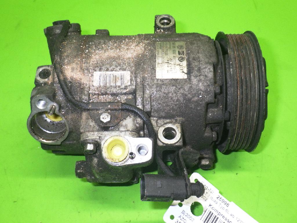 Klimakompressor SEAT IBIZA III (6L1) 1.2 6Q0820803G Bild Klimakompressor SEAT IBIZA III (6L1) 1.2 6Q0820803G