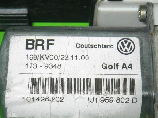 Fensterhebermotor T?r vorne rechts VW GOLF IV (1J1) 1.9 TDI 1J959802D Bild Fensterhebermotor T?r vorne rechts VW GOLF IV (1J1) 1.9 TDI 1J959802D