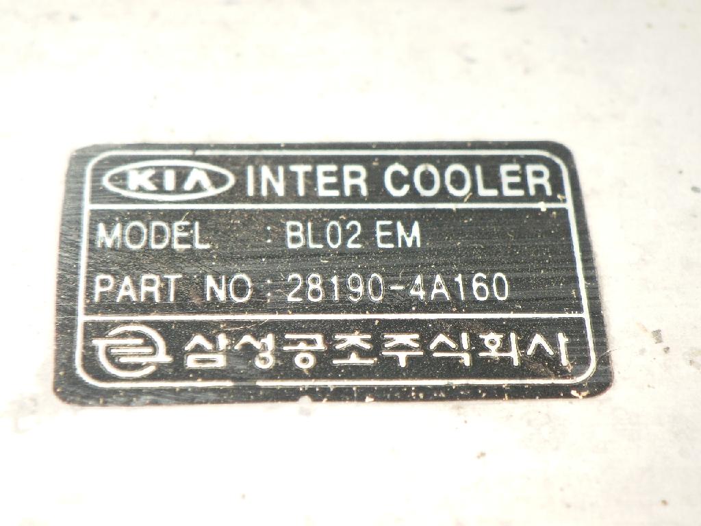 Ladeluftk?hler KIA SORENTO I (JC) 2.5 CRDi 28190-4A160 Bild Ladeluftk?hler KIA SORENTO I (JC) 2.5 CRDi 28190-4A160