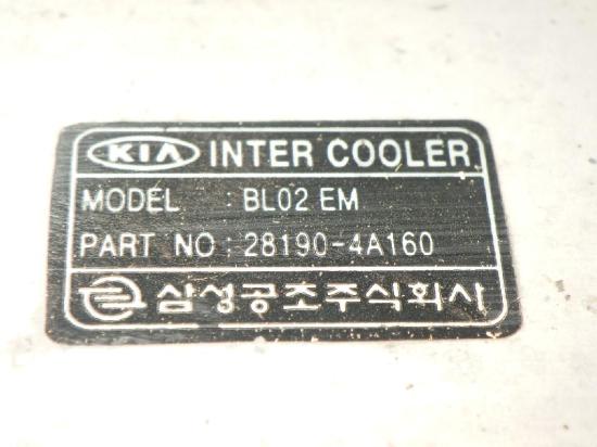 Ladeluftkühler KIA SORENTO I (JC) 2.5 CRDi 28190-4A160 Bild Ladeluftkühler KIA SORENTO I (JC) 2.5 CRDi 28190-4A160