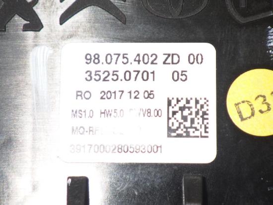 Regulierelement Klima OPEL COMBO Großraumlimousine 1.5 98075402 ZD Bild Regulierelement Klima OPEL COMBO Großraumlimousine 1.5 98075402 ZD