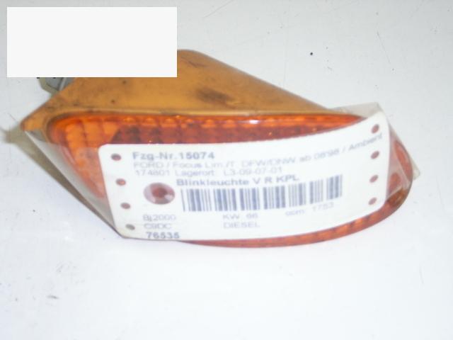 Blinkleuchte vorne rechts FORD FOCUS Turnier (DNW) 1.8 Turbo DI / TDDi 4364357 Bild Blinkleuchte vorne rechts FORD FOCUS Turnier (DNW) 1.8 Turbo DI / TDDi 4364357