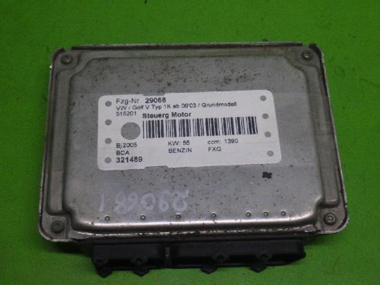 Motorsteuergerät VW GOLF V (1K1) 1.4 16V 0261201144 Bild Motorsteuergerät VW GOLF V (1K1) 1.4 16V 0261201144
