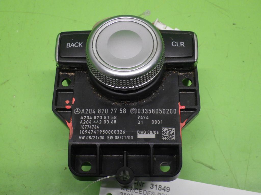Bedienmodul Bordcomputer MERCEDES-BENZ C-KLASSE (W204) C 300 4-matic (204.081) A2048707758 Bild Bedienmodul Bordcomputer MERCEDES-BENZ C-KLASSE (W204) C 300 4-matic (204.081) A2048707758