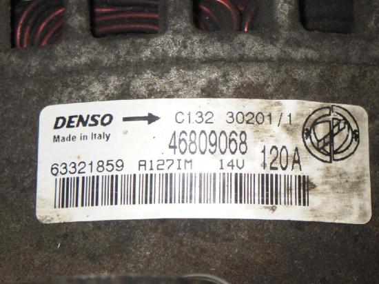 Lichtmaschine FIAT STILO (192_) 1.9 JTD (192_XE1A) 63321859 Bild Lichtmaschine FIAT STILO (192_) 1.9 JTD (192_XE1A) 63321859