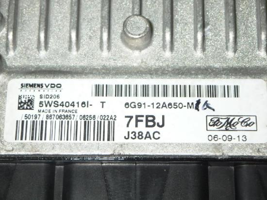 Motorsteuergerät FORD S-MAX (WA6) 2.0 TDCi 6G91-12A650-MK Bild Motorsteuergerät FORD S-MAX (WA6) 2.0 TDCi 6G91-12A650-MK