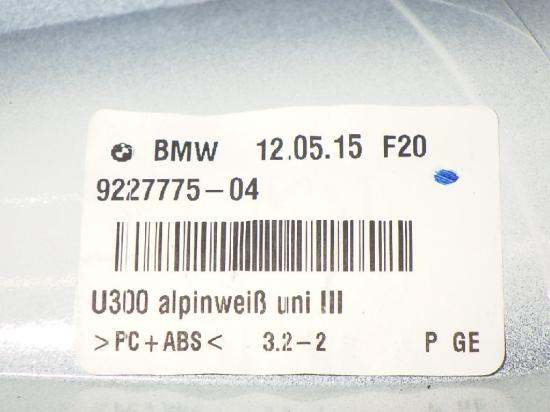 Radioantenne BMW 1 (F20) 116 i 9227775-04 Bild Radioantenne BMW 1 (F20) 116 i 9227775-04