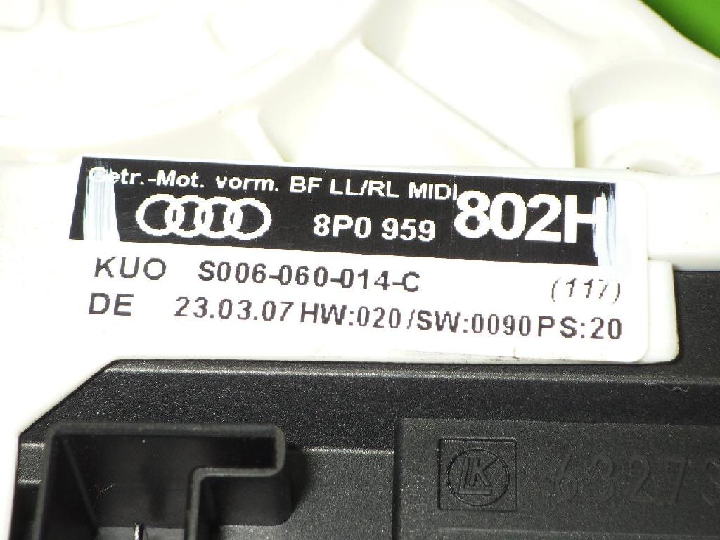 Fensterhebermotor Tür vorne rechts AUDI (NSU) A3 Sportback (8PA) 2.0 TDI 8P0959802H Bild Fensterhebermotor Tür vorne rechts AUDI (NSU) A3 Sportback (8PA) 2.0 TDI 8P0959802H