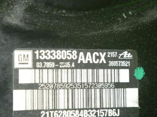 Bremskraftverstärker OPEL ASTRA J Sports Tourer 1.7 CDTI 2157360573521 Bild Bremskraftverstärker OPEL ASTRA J Sports Tourer 1.7 CDTI 2157360573521