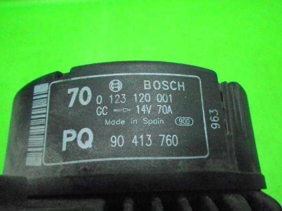 Lichtmaschine OPEL TIGRA (95_) 1.4 16V 0123120001 Bild Lichtmaschine OPEL TIGRA (95_) 1.4 16V 0123120001