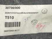 Türverkleidung hinten links TOYOTA AVENSIS Combi (_T25_) 2.0 D-4D (CDT250_)