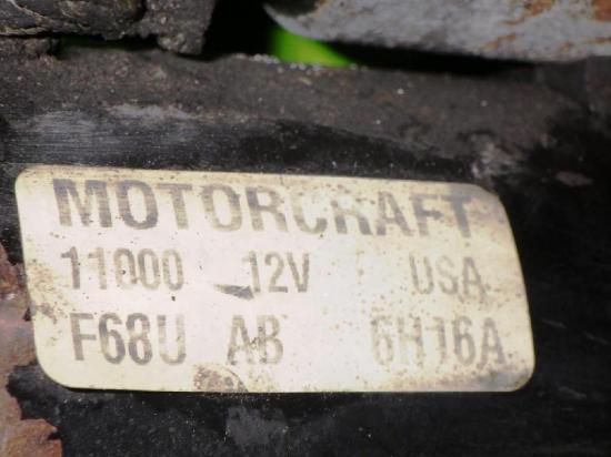 Anlasser FORD WINDSTAR (A3) 3.0 V6 F68UAB6H16A Bild Anlasser FORD WINDSTAR (A3) 3.0 V6 F68UAB6H16A