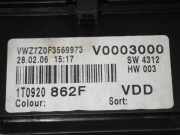 Kombiinstrumente Tacho VW TOURAN (1T1, 1T2) 2.0 TDI 16V 1T0920862F