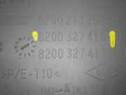 Mittelkonsole RENAULT MODUS / GRAND MODUS (F/JP0_) 1.2 (JP0C, JP0K, FP0C, FP0K, FP 8200327416