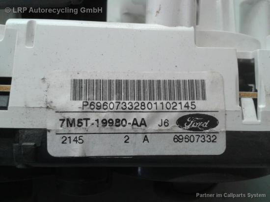 Ford Focus 2 Facelift BJ2008 Heizungsregulierung Heizungsbetätigung 7M5T19980AA Klima Bild Ford Focus 2 Facelift BJ2008 Heizungsregulierung Heizungsbetätigung 7M5T19980AA Klima