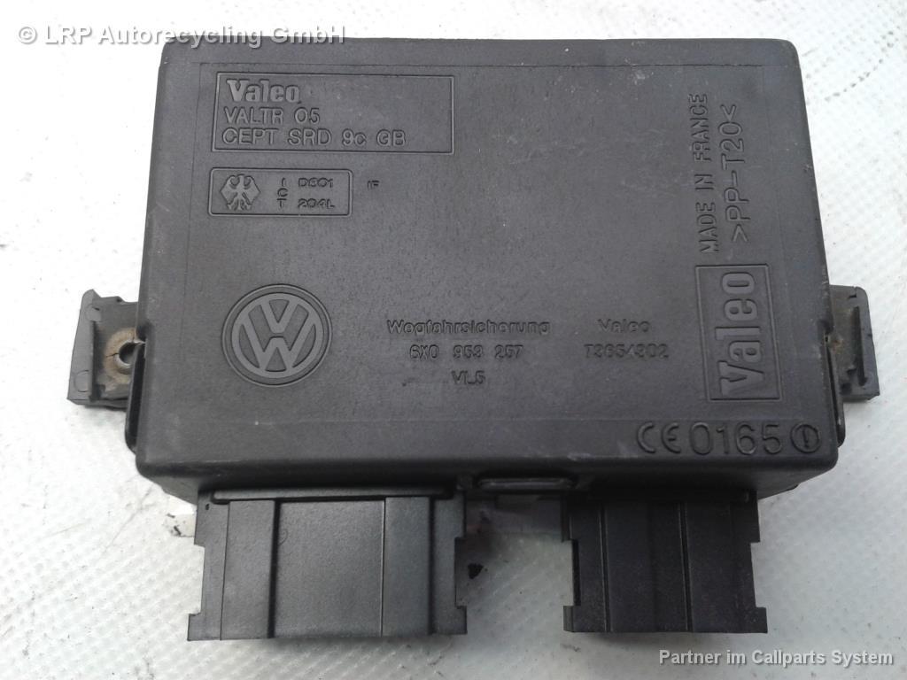 VW Polo 6N2 Steuergerät Wegfahrsperre 6X0953257 73654302 VALEO BJ2001 Bild VW Polo 6N2 Steuergerät Wegfahrsperre 6X0953257 73654302 VALEO BJ2001