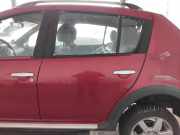 Dacia Sandero 1 Stepway Tür hinten links TEB76-Rouge de Feu BJ2010