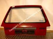 Opel Corsa A Heckklappe mit Heckscheibe Fließheck Weinrot BJ1991
