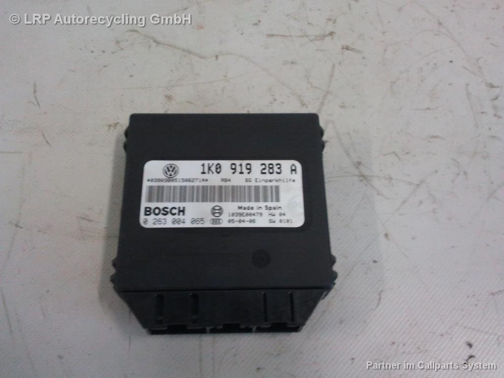 VW Touran 1T Steuergerät PDC Parkhilfe 1K0919283A BOSCH BJ2005 Bild VW Touran 1T Steuergerät PDC Parkhilfe 1K0919283A BOSCH BJ2005