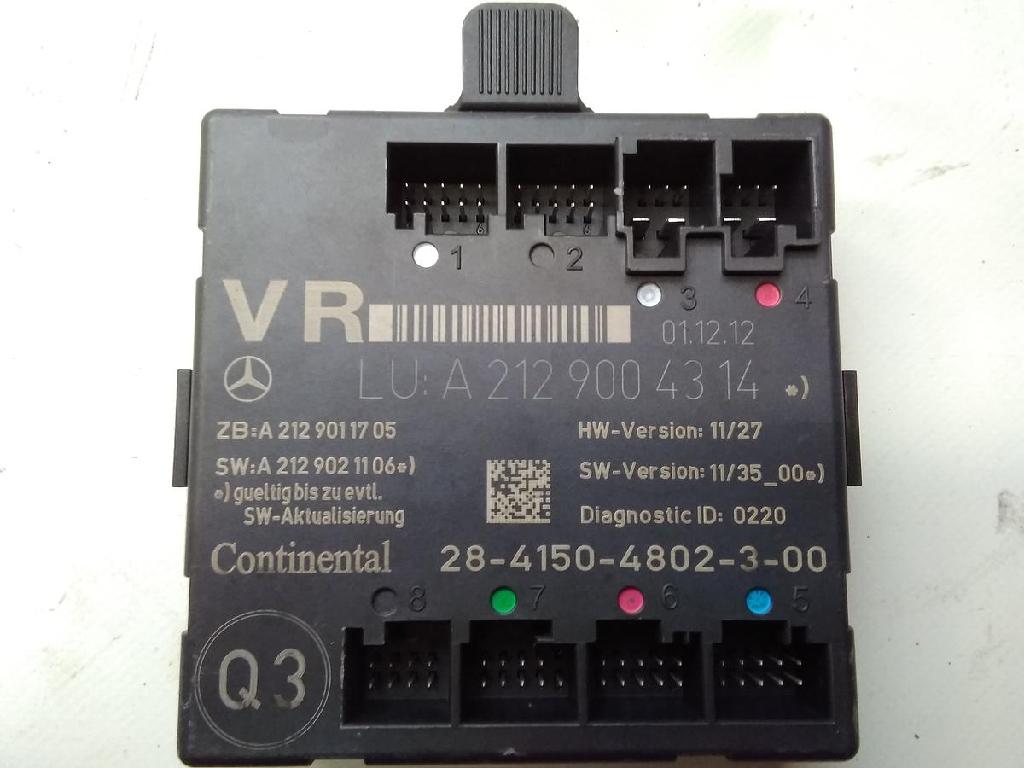 Mercedes Benz W212 original Türsteuergerät vorn rechts 2129004314 Continental Bild Mercedes Benz W212 original Türsteuergerät vorn rechts 2129004314 Continental