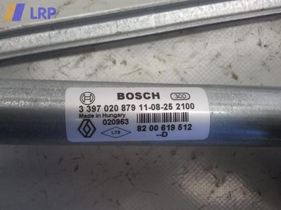 Dacia Sandero 1 BS orig Wischergestänge vorn 8200619512 3397020879 BOSCH BJ2011 Bild Dacia Sandero 1 BS orig Wischergestänge vorn 8200619512 3397020879 BOSCH BJ2011