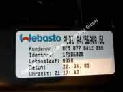 GLASSCHIEBEDACH; Schiebedach Deckel; A4 LIMOUSINE/AVANT; TYP 8E 11/00 - 12/04, AVANT AB 05/01; 8E0877071B; 