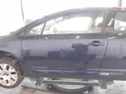 Citroen C4 Coupe Tür vorn links Fahrertür 3-türig KPU Oriental Blau BJ2007