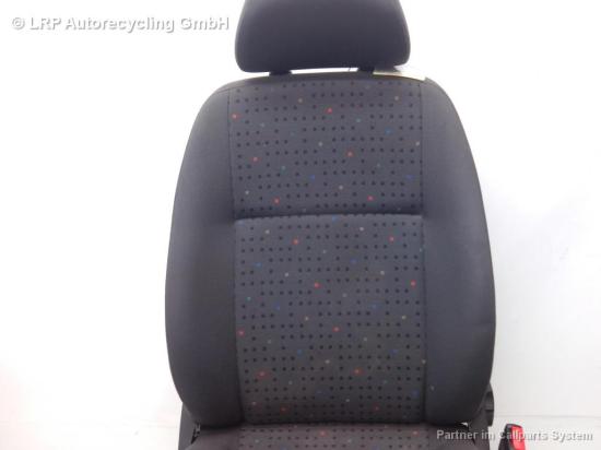 VW Polo 6N2 Sitz Beifahrersitz vorn rechts 5türig Stoff dunkelgrau BJ2001 Bild VW Polo 6N2 Sitz Beifahrersitz vorn rechts 5türig Stoff dunkelgrau BJ2001