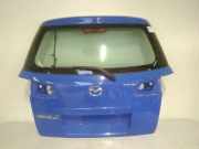 Mazda 2 DY Heckklappe blau inkl. Heckscheibe Bj.2003 