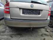 Skoda Octavia 2 Kombi 1Z original Stoßfänger Stoßstange hinten PDC BJ2005 LF8F saharabeigemetallic