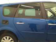 Renault Scenic 2 original Tür hinten rechts Blue Extrem Terna Rohbau Bj.2006 