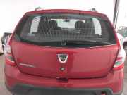 Dacia Sandero 1 Stepway Heckklappe TEB76-Rouge de Feu mit Heckscheibe BJ2010